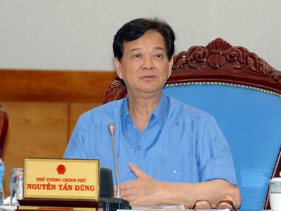 Thủ tướng Chính phủ Nguyễn Tấn Dũng chủ trì cuộc họp Thường trực Chính phủ ngày 19/8