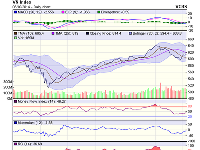 Biểu đồ kỹ thuật VN-Index. Nguồn: VCBS