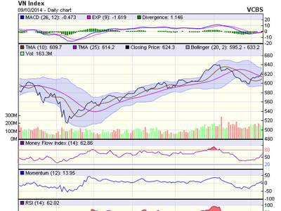Biểu đồ kỹ thuật VN-Index. Nguồn: VCBS