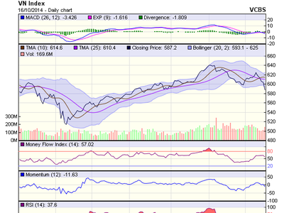 Biểu đồ kỹ thuật VN-Index. Nguồn: VCBS