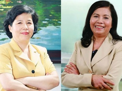 Bà Mai Kiều Liên (trái) và bà Lê Thị Băng Tâm (phải). Ảnh Internet