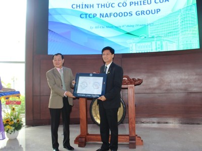 NAF tăng trần trong phiên chào sàn