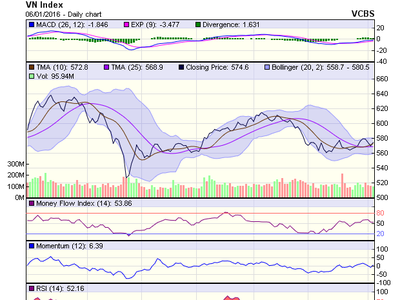 Biểu đồ kỹ thuật VN-Index. Nguồn: VCBS