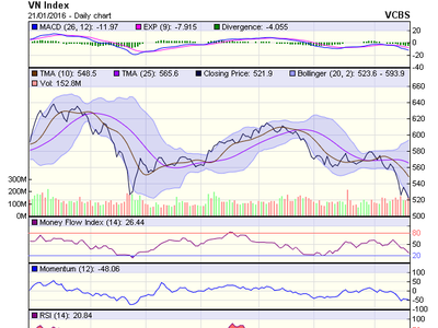 Biểu đồ kỹ thuật VN-Index. Nguồn: VCBS