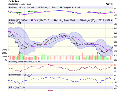 Biểu đồ kỹ thuật VN-Index. Nguồn: VCBS