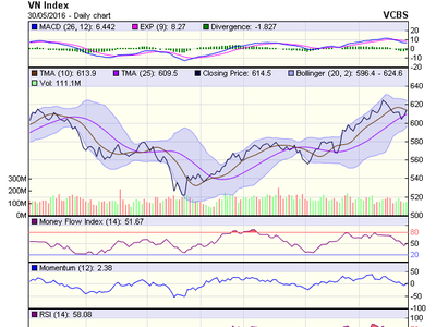 Biểu đồ kỹ thuật VN-Index. Nguồn: VCBS