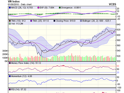 Biểu đồ kỹ thuật VN-Index. Nguồn: VCBS