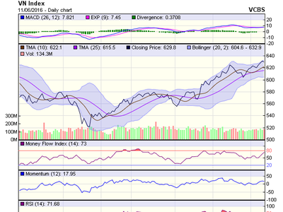 Biểu đồ kỹ thuật VN-Index. Nguồn: VCBS
