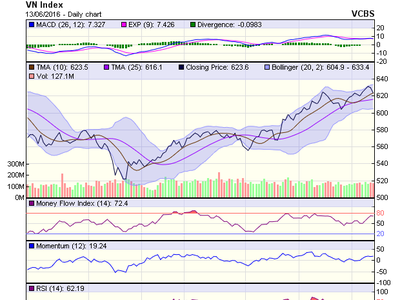 Biểu đồ kỹ thuật VN-Index. Nguồn: VCBS