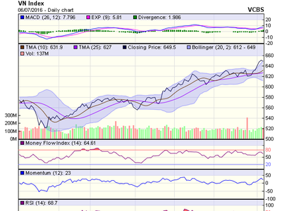Biểu đồ kỹ thuật VN-Index. Nguồn: VCBS