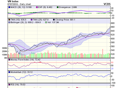 Biểu đồ kỹ thuật VN-Index. Nguồn: VCBS