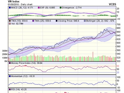 Biểu đồ kỹ thuật VN-Index. Nguồn: VCBS
