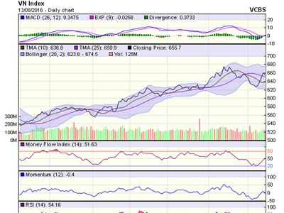 Biểu đồ kỹ thuật VN-Index. Nguồn: VCBS