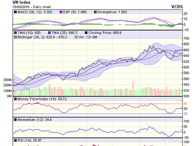 Biểu đồ kỹ thuật VN-Index. Nguồn: VCBS