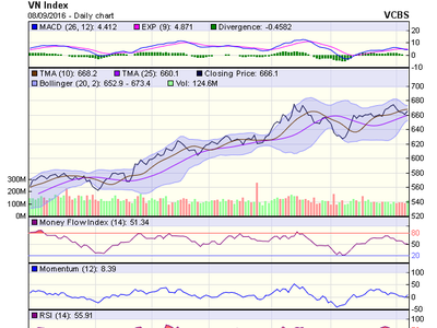 Biểu đồ kỹ thuật VN-Index. Nguồn: VCBS