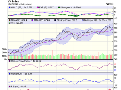 Biểu đồ kỹ thuật VN-Index. Nguồn: VCBS