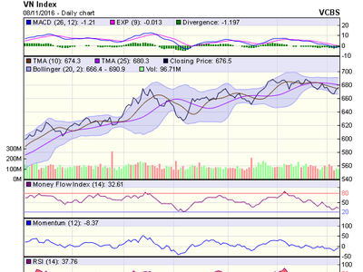 Biểu đồ kỹ thuật VN-Index. Nguồn: VCBS