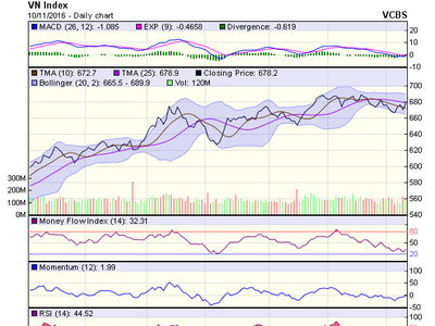 Biểu đồ kỹ thuật VN-Index. Nguồn: VCBS