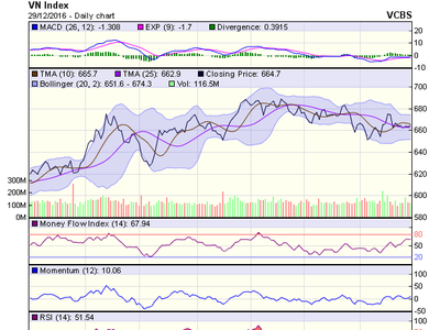 Biểu đồ kỹ thuật VN-Index. Nguồn: VCBS