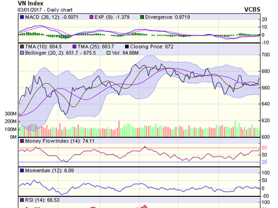 Biểu đồ kỹ thuật VN-Index. Nguồn: VCBS 
