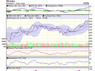 Biểu đồ kỹ thuật VN-Index. Nguồn: VCBS