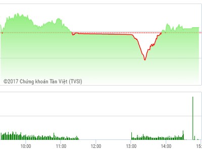 Phiên chiều 14/2: Tiền dồn mạnh vào penny, VN-Index hồi sinh