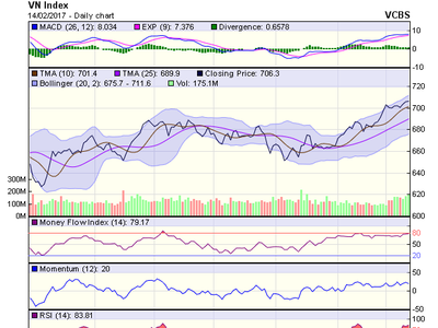 Biểu đồ kỹ thuật VN-Index. Nguồn: VCBS