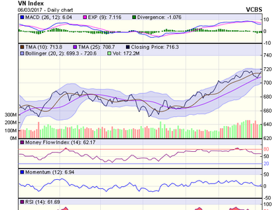 Biểu đồ kỹ thuật VN-Index. Nguồn: VCBS