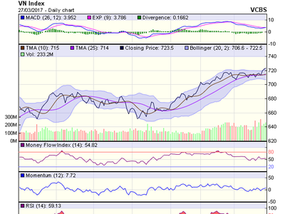 Biểu đồ kỹ thuật VN-Index. Nguồn: VCBS
