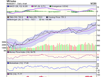 Biểu đồ kỹ thuật VN-Index. Nguồn: VCBS