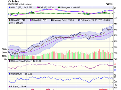 Biểu đồ kỹ thuật VN-Index. Nguồn: VCBS 
