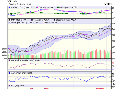 Biểu đồ kỹ thuật VN-Index. Nguồn: VCBS 