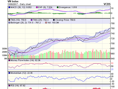Biểu đồ kỹ thuật VN-Index. Nguồn: VCBS