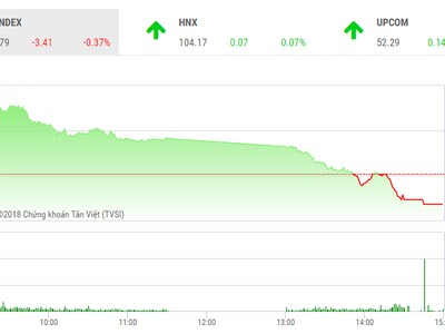 Phiên chiều 29/11: Lực cầu yếu, VN-Index quay đầu giảm điểm