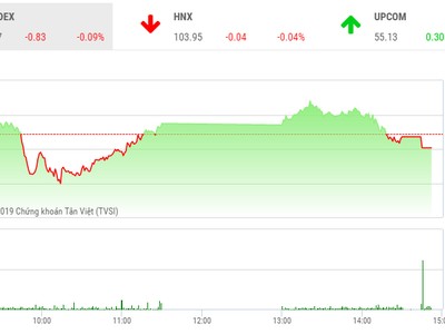 Phiên chiều 11/6: Dòng tiền yếu, VN-Index đuối sức 