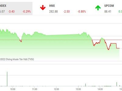 Giao dịch chứng khoán phiên chiều 26/7: Cổ phiếu vừa và nhỏ chịu sức ép, VN-Index quay đầu giảm điểm