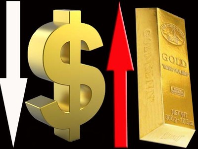 Vàng tăng nhanh, USD giảm chóng