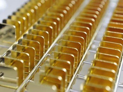 Vàng lên cao nhất 4 tuần