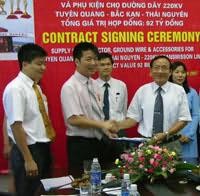 Lễ ký kết hợp đồng sáng ngày 24/5