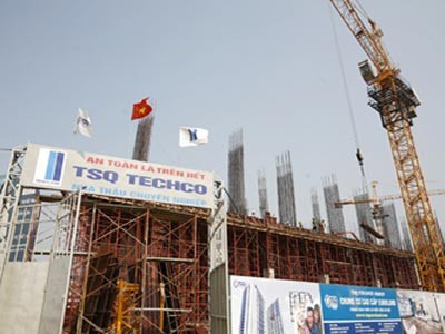 Bong bóng bất động sản bị cảnh báo đang nổi lên ở thị trường Hà Nội. Ảnh: Đức Thanh