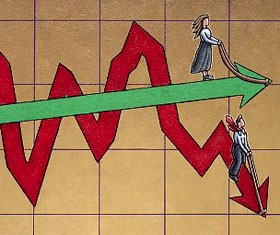 Theo VNDirect, NĐT nên hạn chế giải ngân bắt đáy cho đến khi có các dấu hiệu phục hồi của dòng tiền hoặc chính sách tiền tệ nới lỏng (Ảnh minh họa: Corbis)