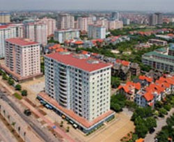 Một góc Khu đô thị Mỹ Đình
