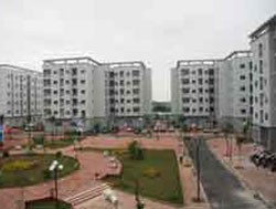 Khu nhà ở xã hội CT19A, phường Việt Hưng, quận Long Biên đã được hoàn thiện và đưa vào sử dụng
