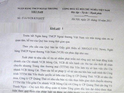 Vietcombank mua phải đất tranh chấp?