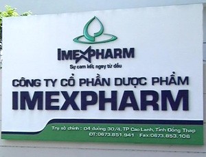 Imexpharm xuất trái phép 6 loại thuốc chứa hoạt chất gây nghiện
