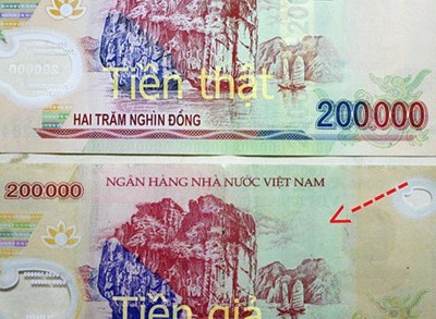 Cách nhận biết tiền giả Polymer 200.000 đồng mới xuất hiện 