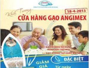 Angimex đẩy mạnh tiêu thụ gạo nội địa