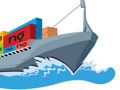Tàu to “vấp” sóng