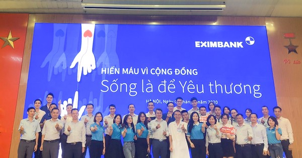 Eximbank tổ chức ngày hội hiến máu nhân đạo “Sống là để yêu thương“