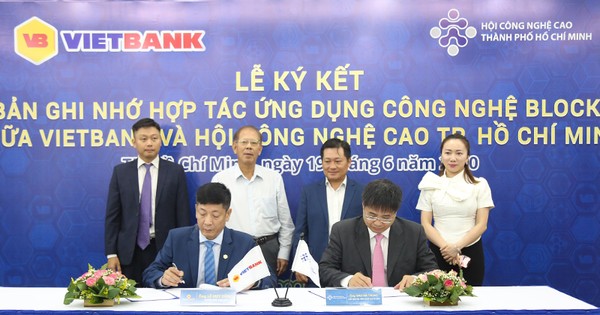 VietBank ký biên bản ghi nhớ với Hội công nghệ cao TP.HCM